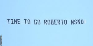 everton plane banner